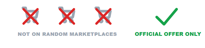 Memodyne purchase comparison: third-party sellers versus current offer